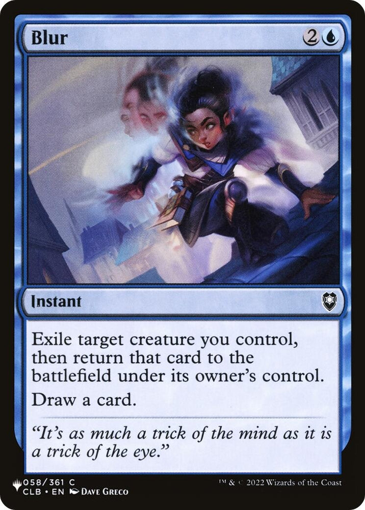 Image for Blur (The List Reprints) (LIST) - Magic: The Gathering