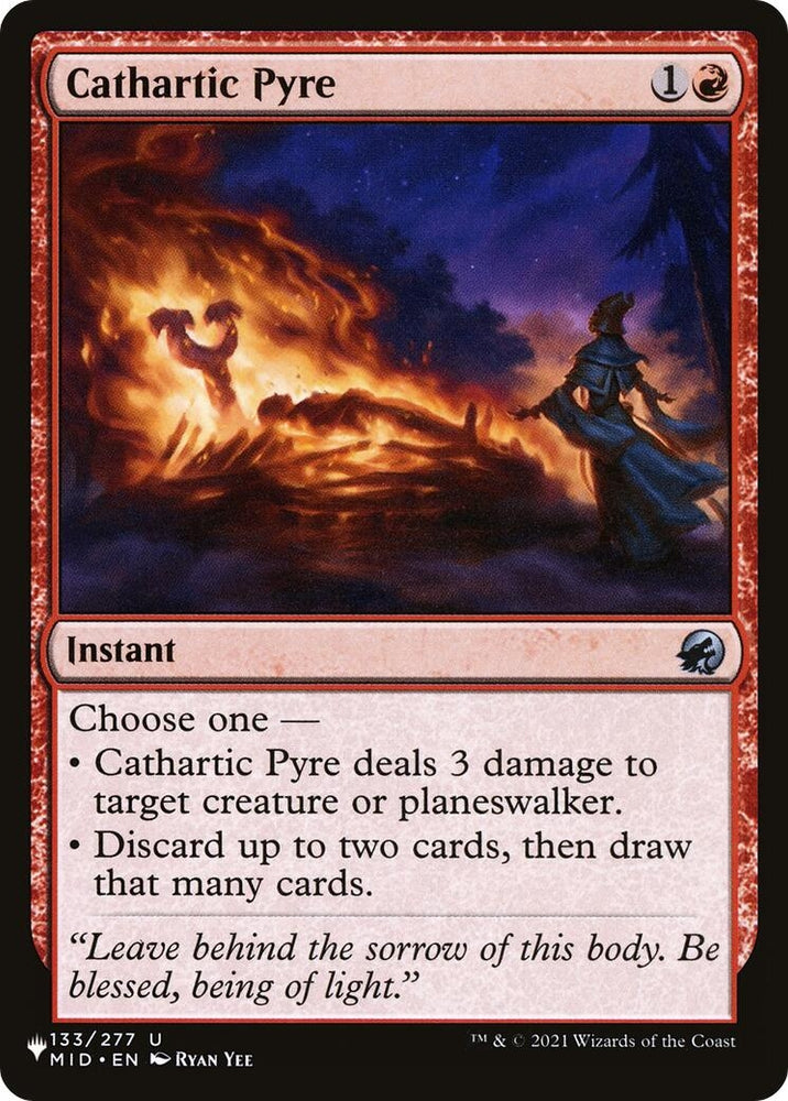 Image for Cathartic Pyre (The List Reprints) (LIST) - Magic: The Gathering