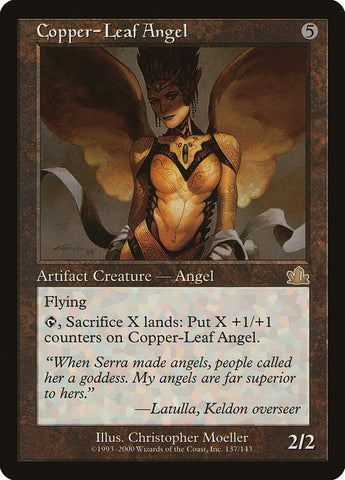 Image for Copper-Leaf Angel (137) [Prophecy]