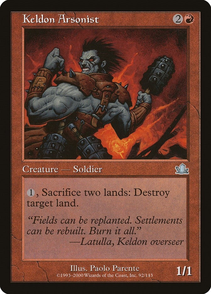 Image for Keldon Arsonist (92) [Prophecy]