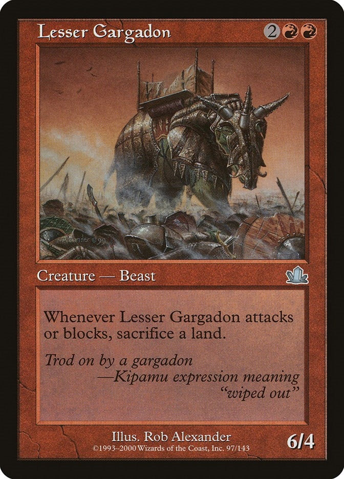 Image for Lesser Gargadon (97) [Prophecy]