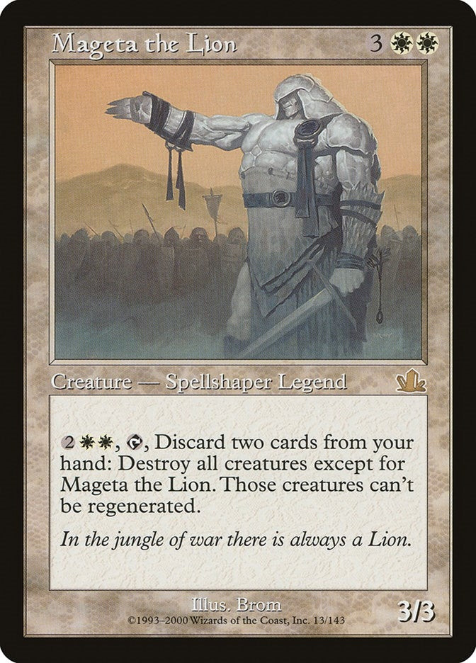 Image for Mageta the Lion (13) [Prophecy]