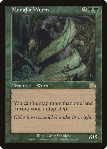 Image for Mungha Wurm (119) [Prophecy]