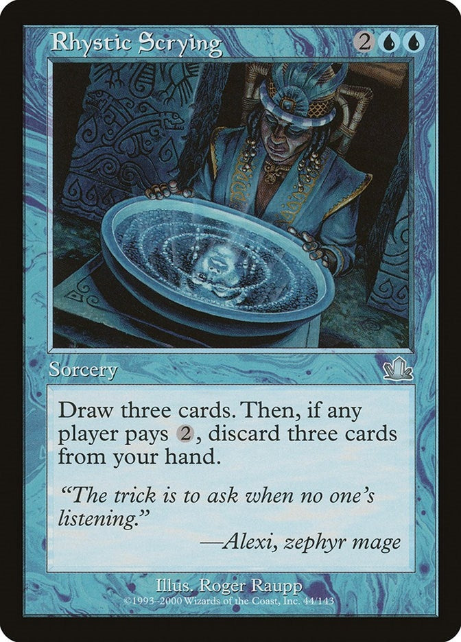 Image for Rhystic Scrying (44) [Prophecy]