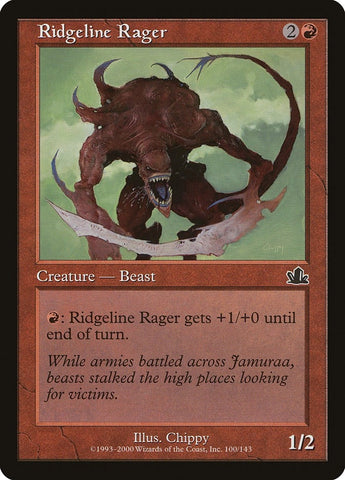 Image for Ridgeline Rager (100) - Magic: The Gathering