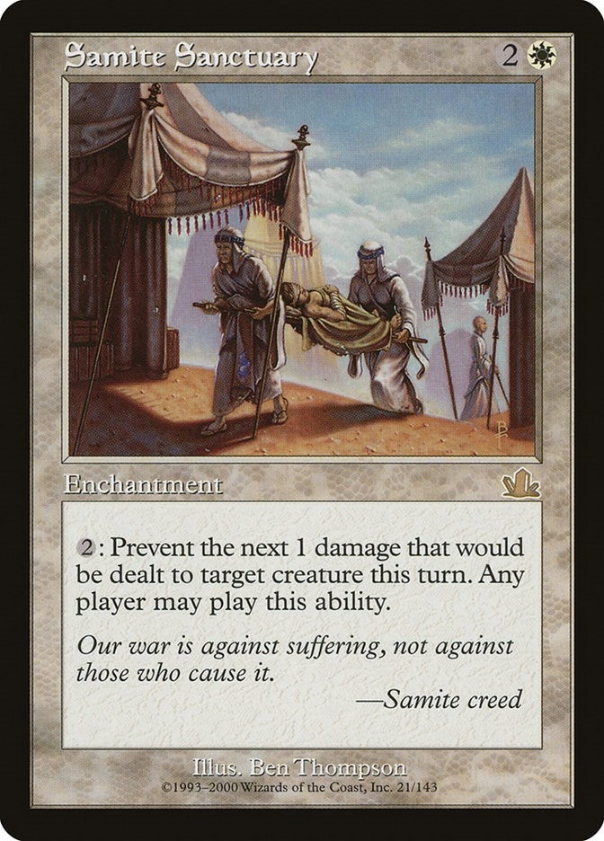 Image for Samite Sanctuary (21) - Magic: The Gathering
