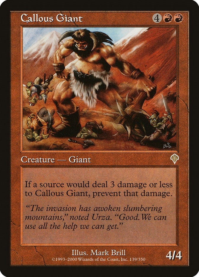 Image for Callous Giant (139) [Invasion]