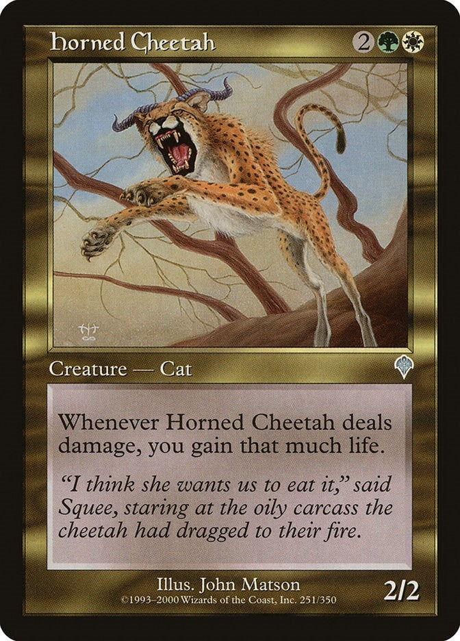 Image for Horned Cheetah (251) [Invasion]