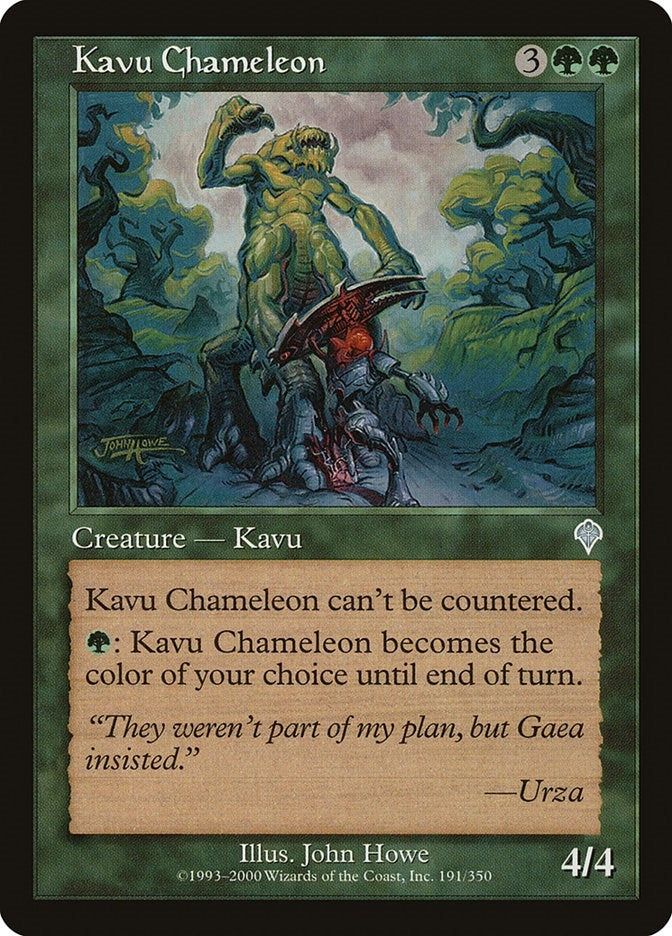 Image for Kavu Chameleon (191) [Invasion]