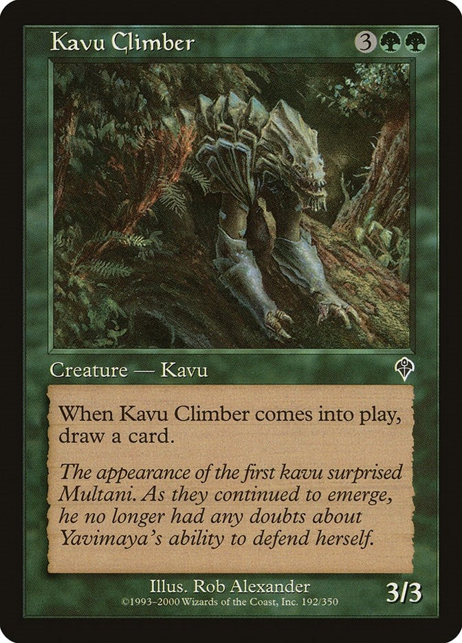 Image for Kavu Climber (192) [Invasion]