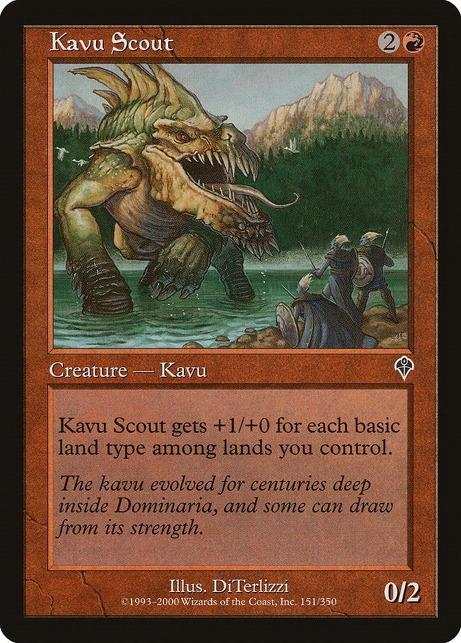 Image for Kavu Scout (151) [Invasion]