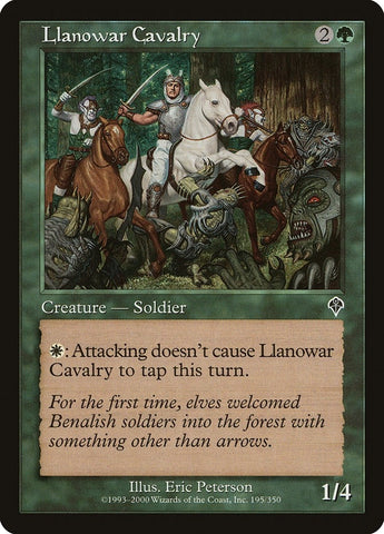 Image for Llanowar Cavalry (195) [Invasion]