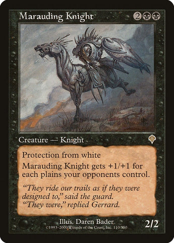Image for Marauding Knight (110) [Invasion]