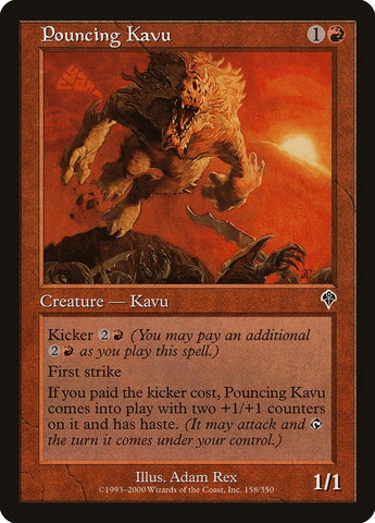 Image for Pouncing Kavu (158) [Invasion]