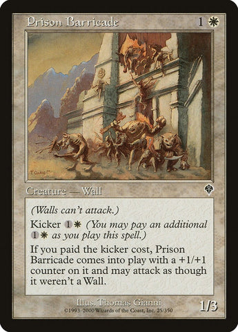 Image for Prison Barricade (25) [Invasion]