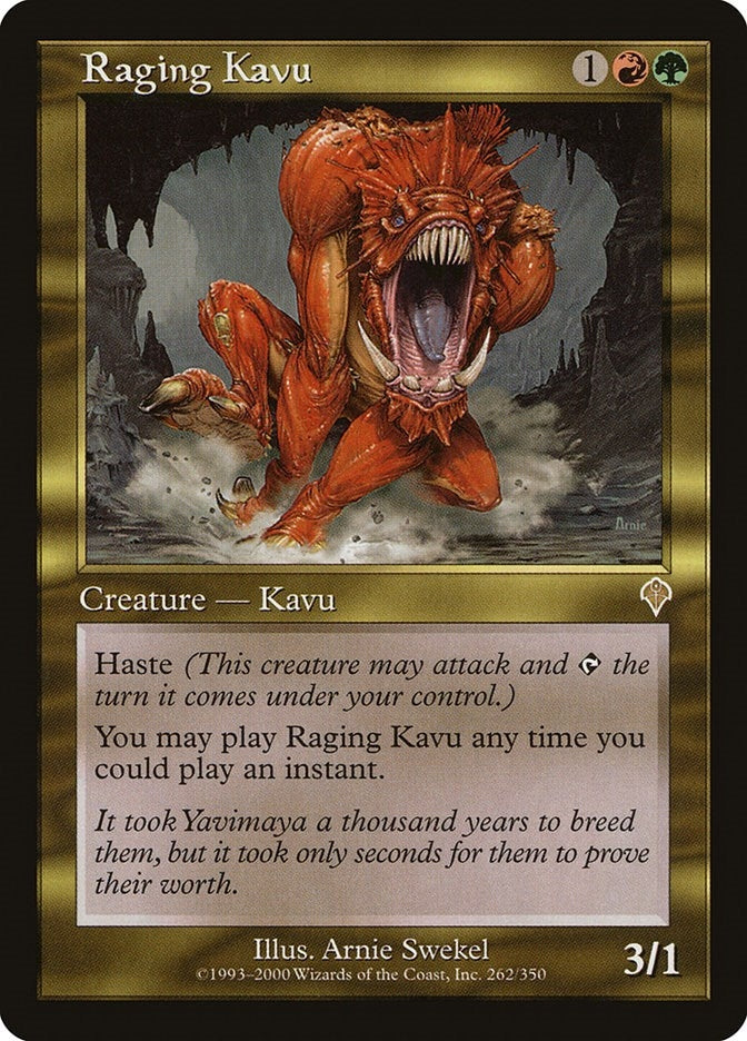 Image for Raging Kavu (262) [Invasion]