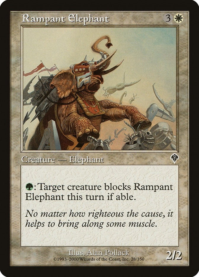 Image for Rampant Elephant (28) [Invasion]