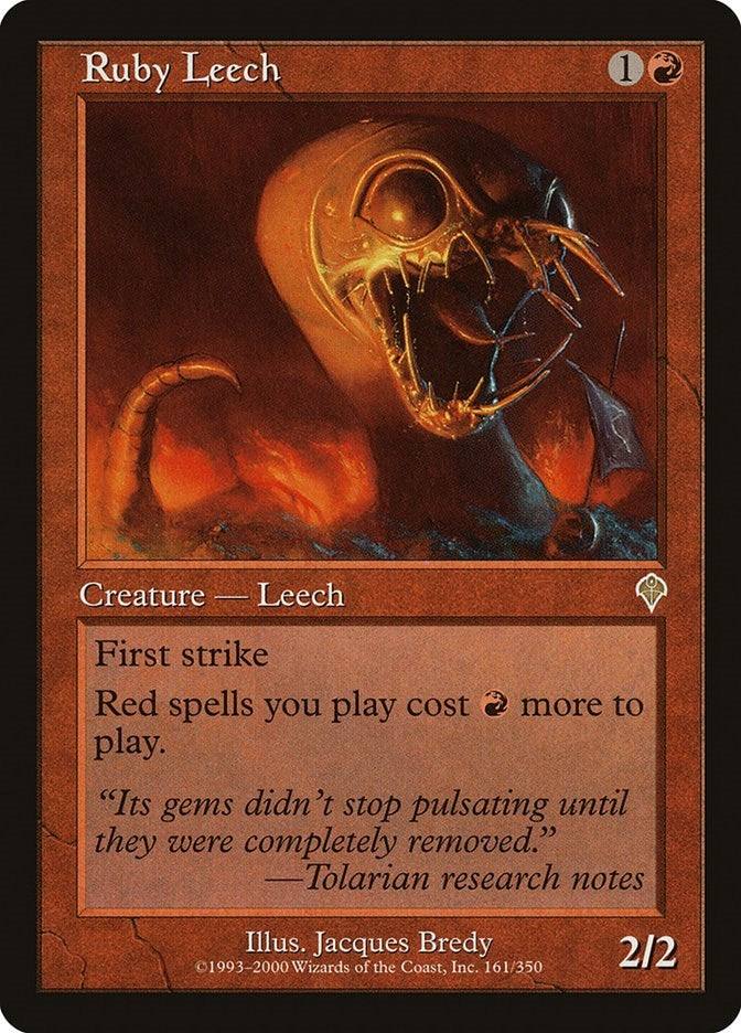 Image for Ruby Leech (161) [Invasion]