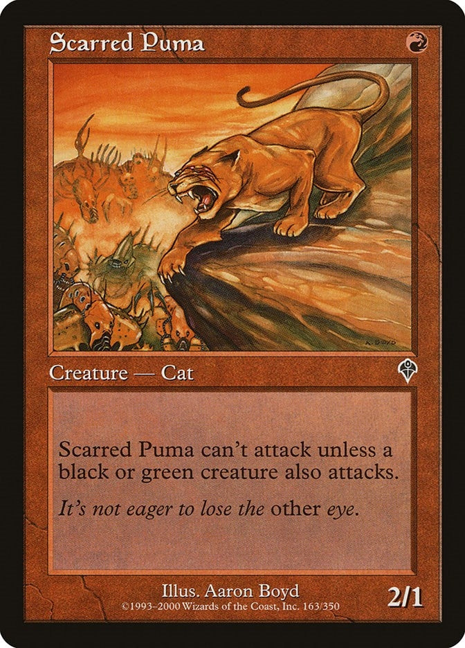 Image for Scarred Puma (163) [Invasion]
