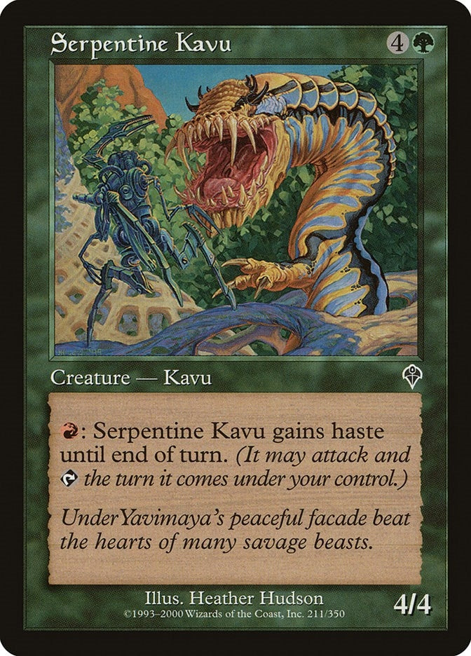 Image for Serpentine Kavu (211) [Invasion]