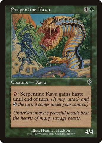 Image for Serpentine Kavu (211) [Invasion]