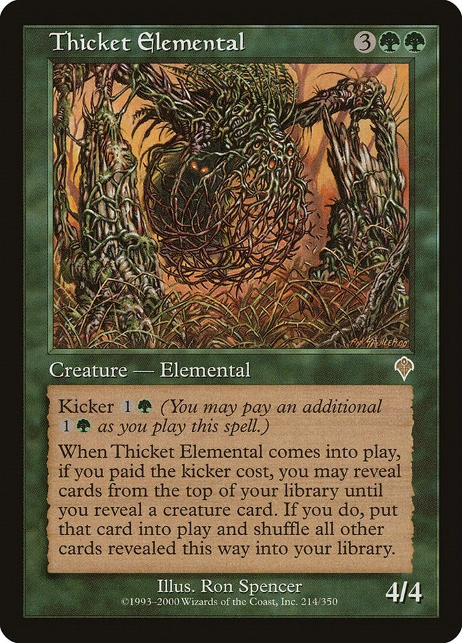 Image for Thicket Elemental (214) [Invasion]