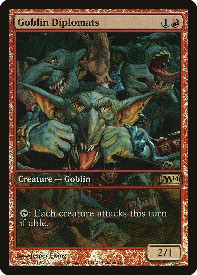 Image for Goblin Diplomats (141) [Game Day & Store Championship Promos]