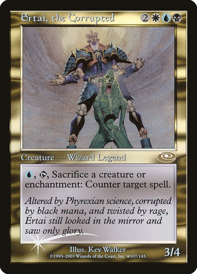 Image for Ertai, the Corrupted (Alt. Art Foil) (107) [Planeshift]
