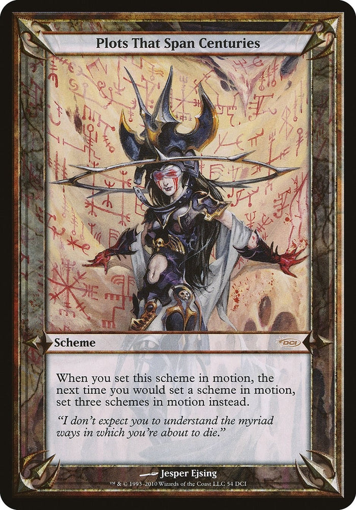 Image for Plots That Span Centuries (Release Event Promo) (54) [Oversize Cards]