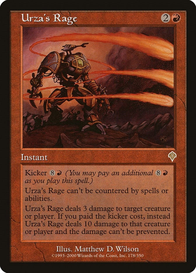 Image for Urza's Rage (178) [Invasion]