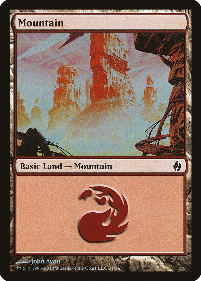 Image for Mountain (31) (31) [Premium Deck Series: Fire and Lightning]