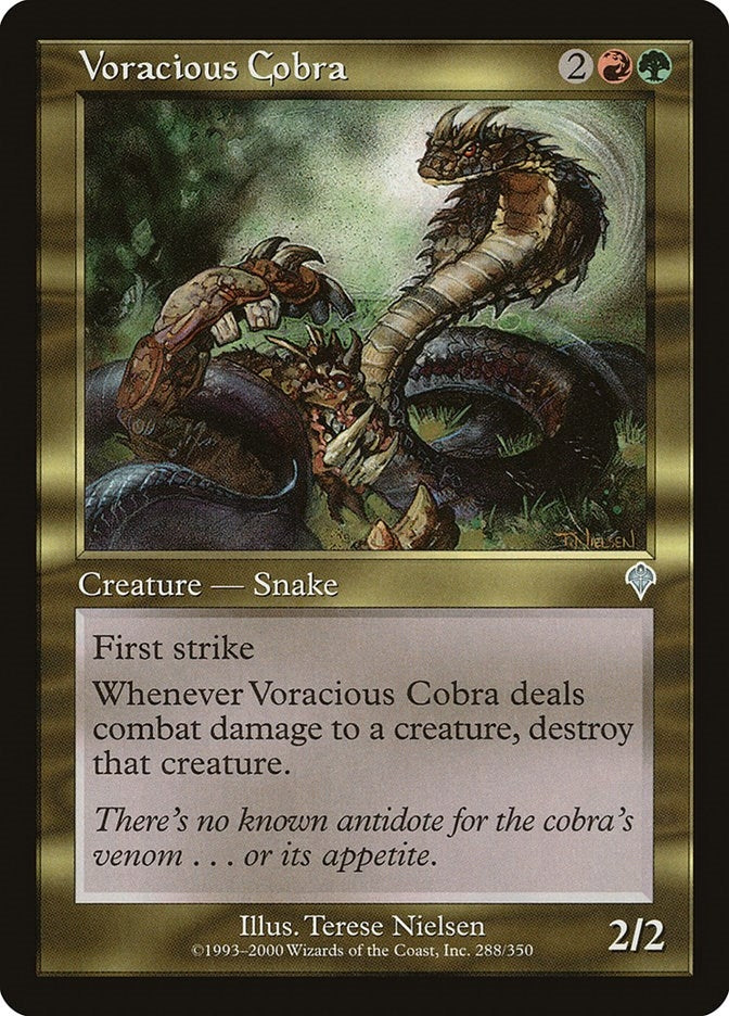 Image for Voracious Cobra (288) [Invasion]