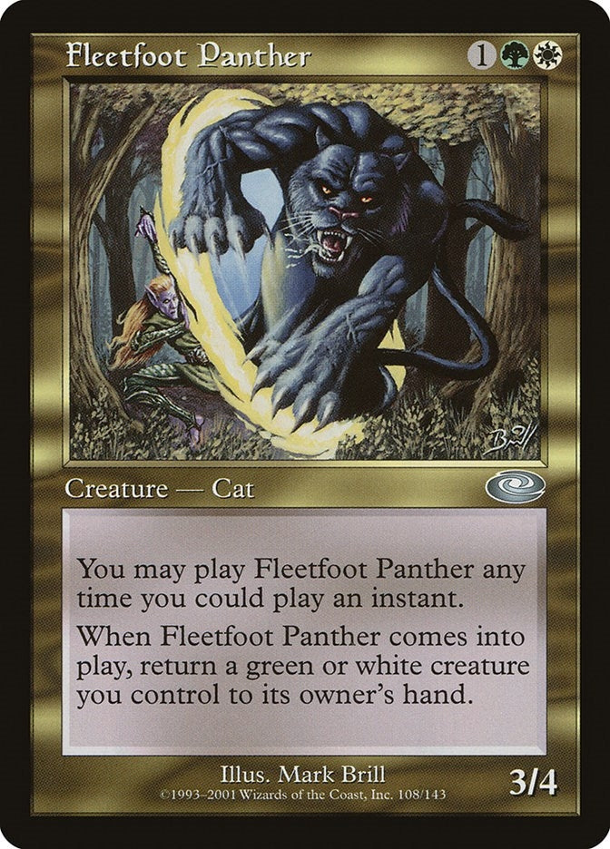Image for Fleetfoot Panther (108) [Planeshift]