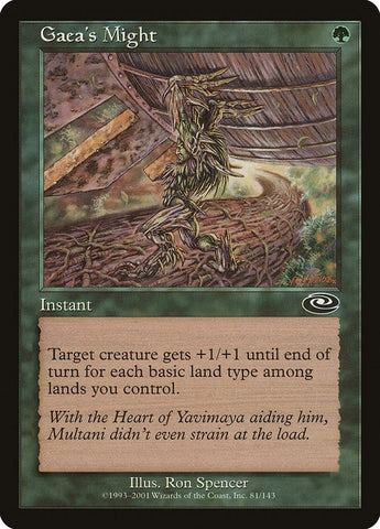 Image for Gaea's Might (81) [Planeshift]