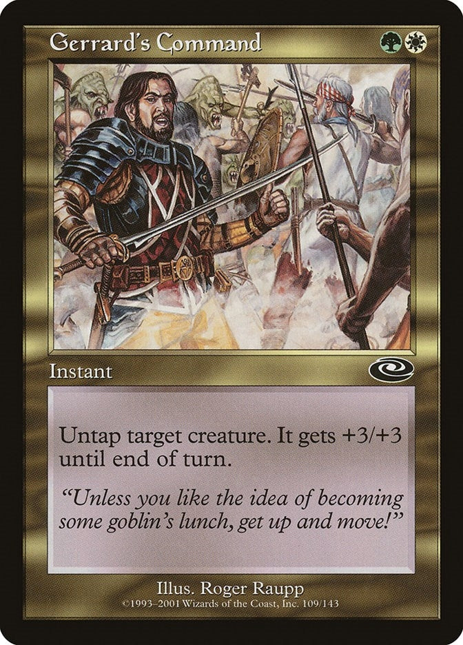 Image for Gerrard's Command (109) [Planeshift]