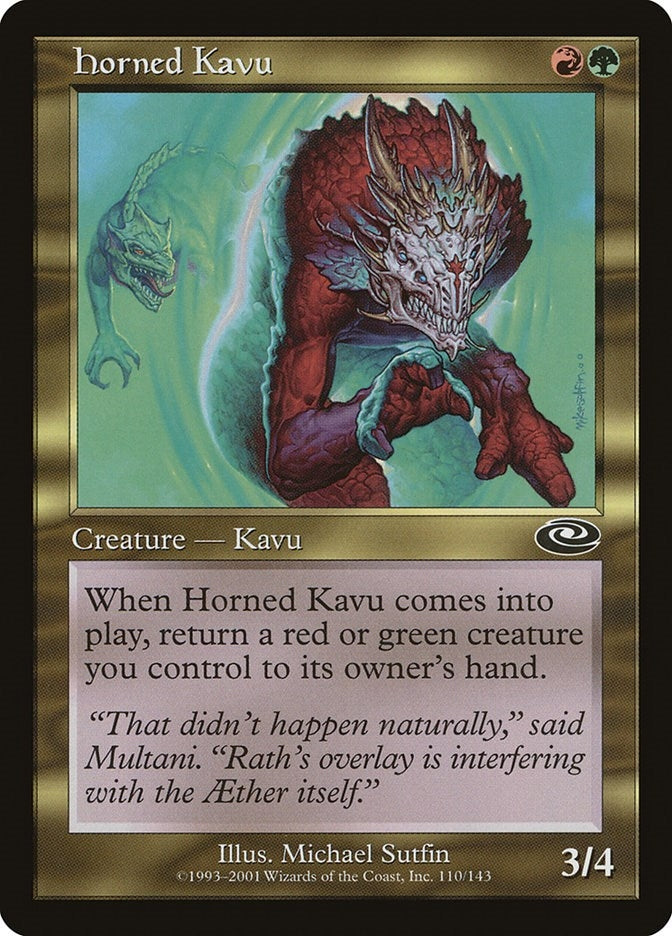 Image for Horned Kavu (110) [Planeshift]
