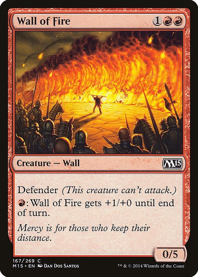 Image for Wall of Fire (167) [Magic 2015 (M15)]