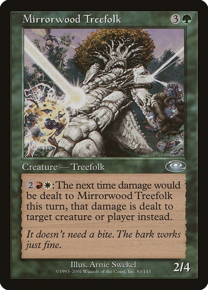 Image for Mirrorwood Treefolk (83) [Planeshift]