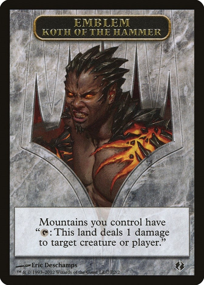 Image for Emblem - Koth of the Hammer (E2) [Duel Decks: Venser vs. Koth]