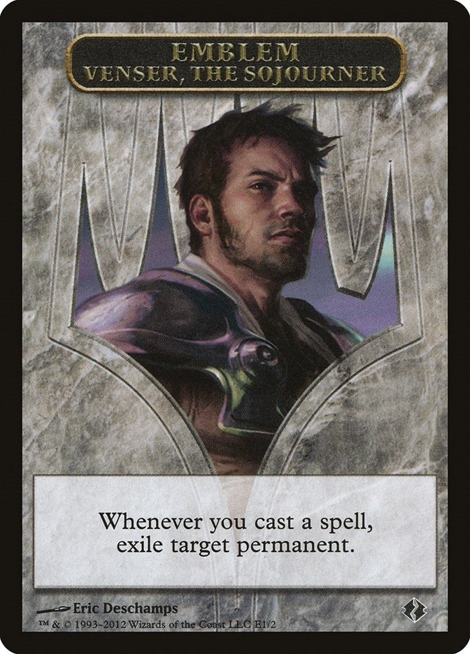 Image for Emblem - Venser, the Sojourner (E1) [Duel Decks: Venser vs. Koth]