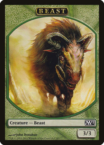Image for Beast Token (4) [Magic 2012 (M12)]