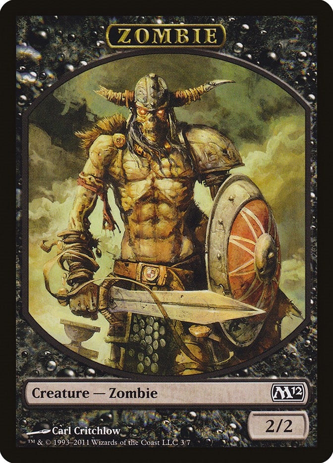 Image for Zombie Token (3) [Magic 2012 (M12)]