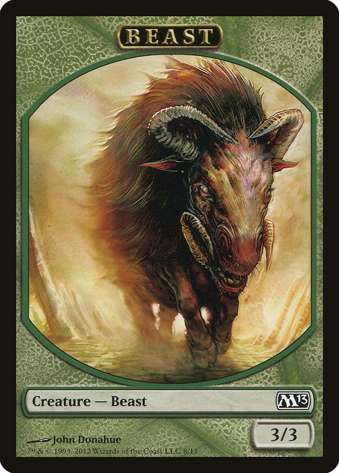 Image for Beast Token (8) [Magic 2013 (M13)]