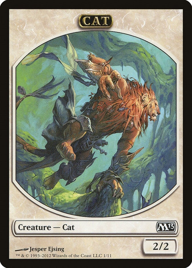 Image for Cat Token (1) [Magic 2013 (M13)]