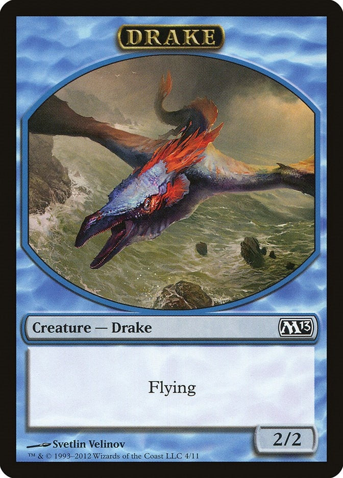 Image for Drake Token (4) [Magic 2013 (M13)]