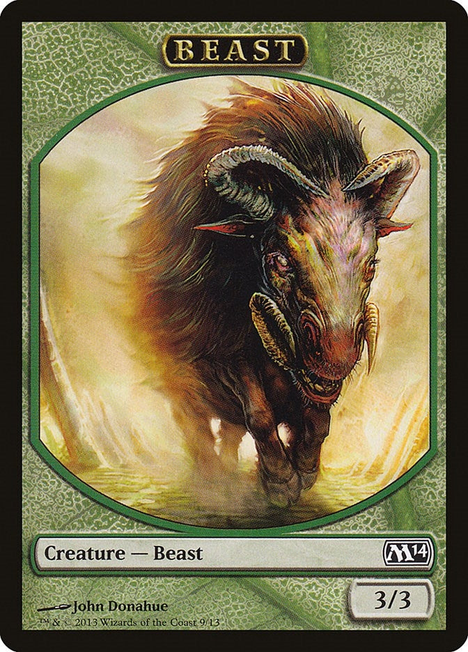 Image for Beast Token (9) [Magic 2014 (M14)]