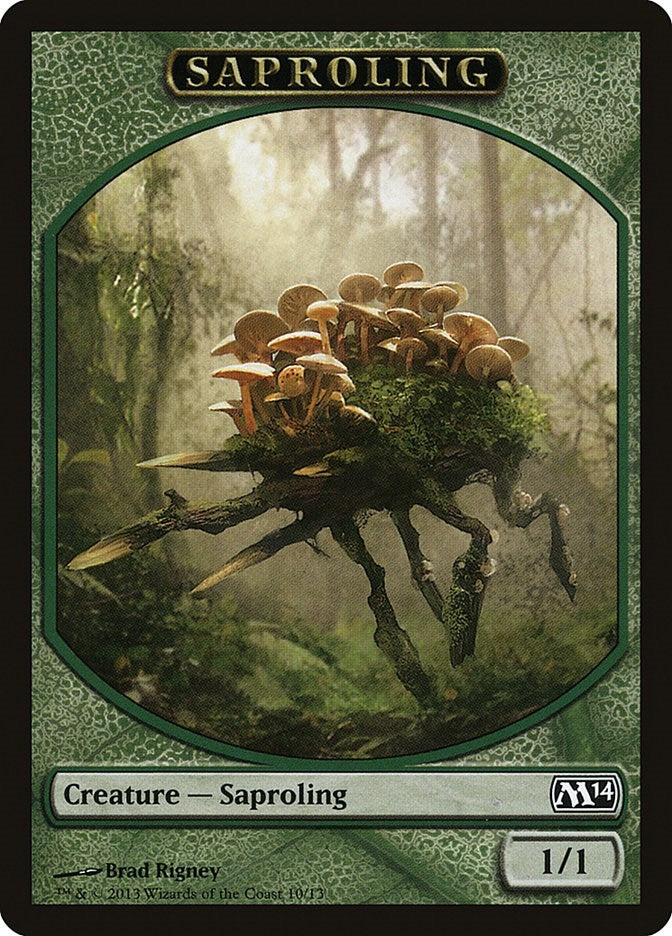 Image for Saproling Token (10) [Magic 2014 (M14)]