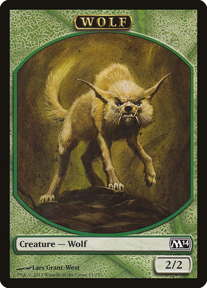 Image for Wolf Token (11) [Magic 2014 (M14)]