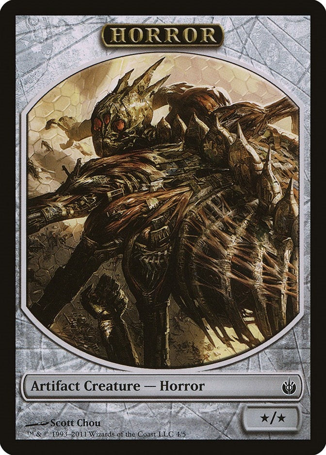 Image for Horror Token (4) [Mirrodin Besieged]