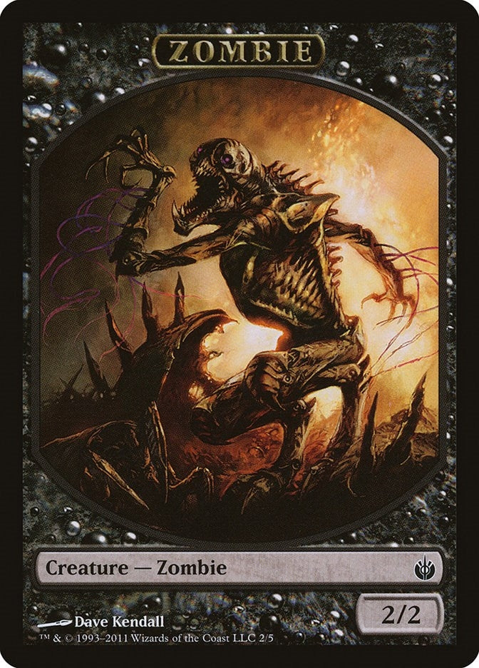 Image for Zombie Token (2) [Mirrodin Besieged]